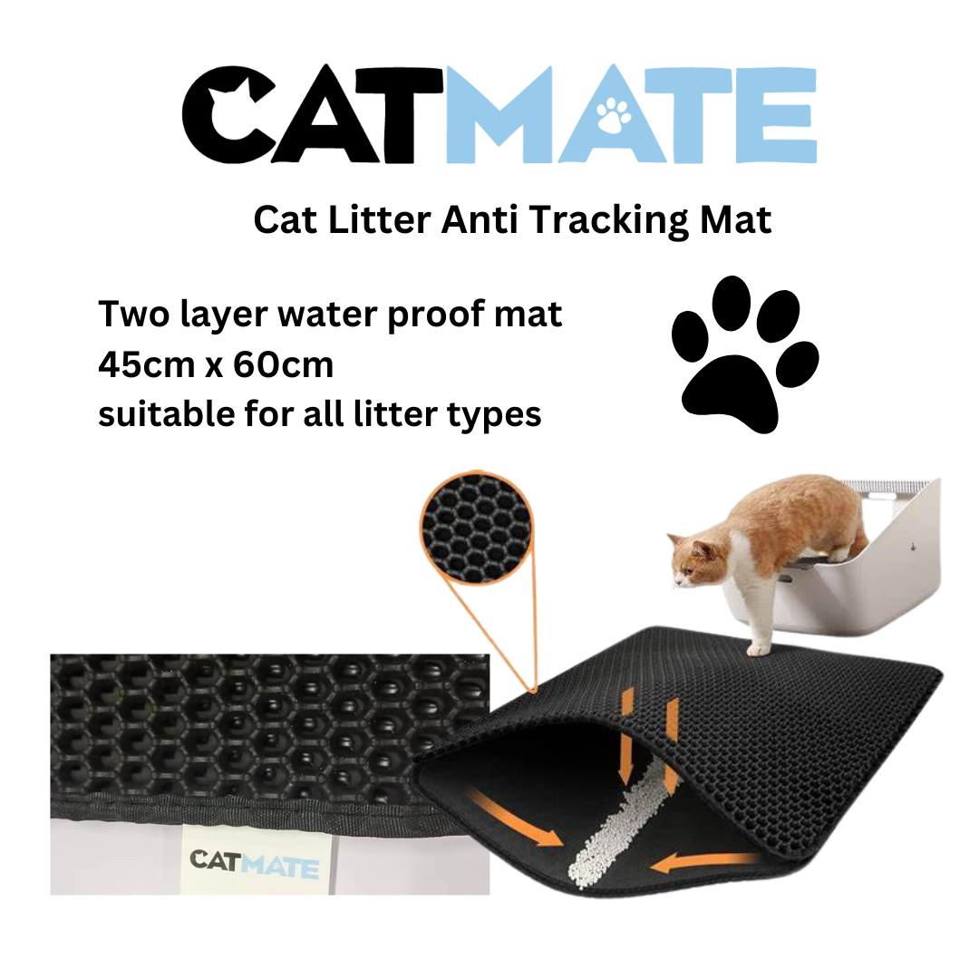CATMATE Cat Litter Anti Tracking Mat